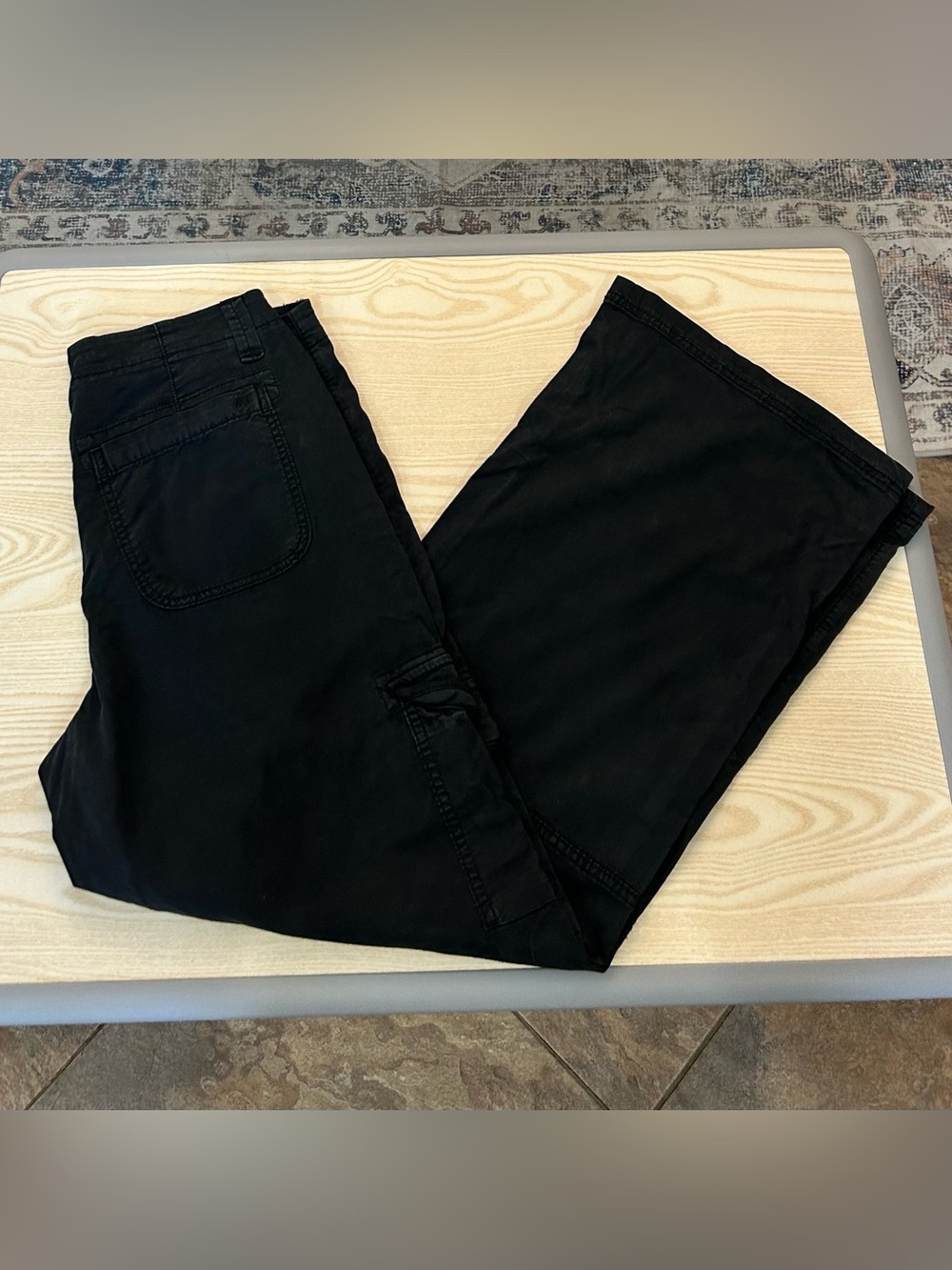 American Eagle Outfitters Black Wide Leg Pants